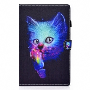 Flip Cover Samsung Galaxy Tab A8 Psycho Cat