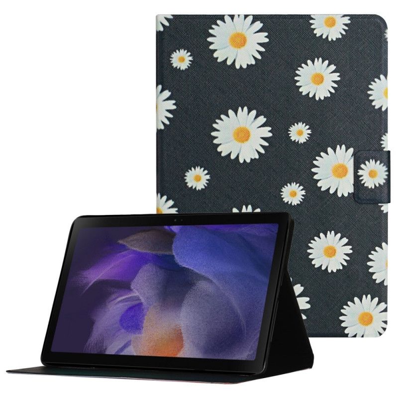 Læder Cover Samsung Galaxy Tab A8 Blomster Blomster Blomster