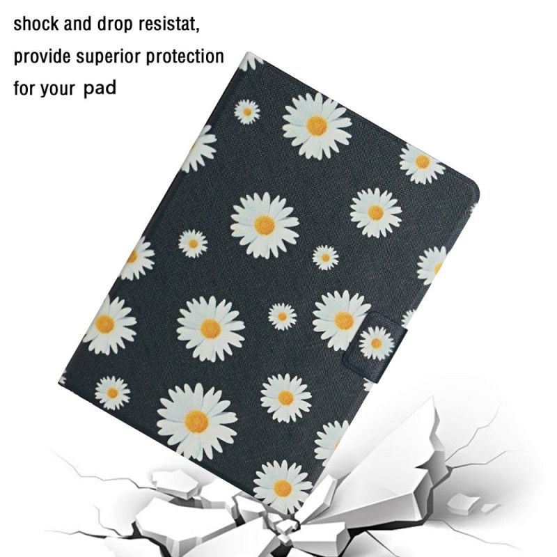 Læder Cover Samsung Galaxy Tab A8 Blomster Blomster Blomster