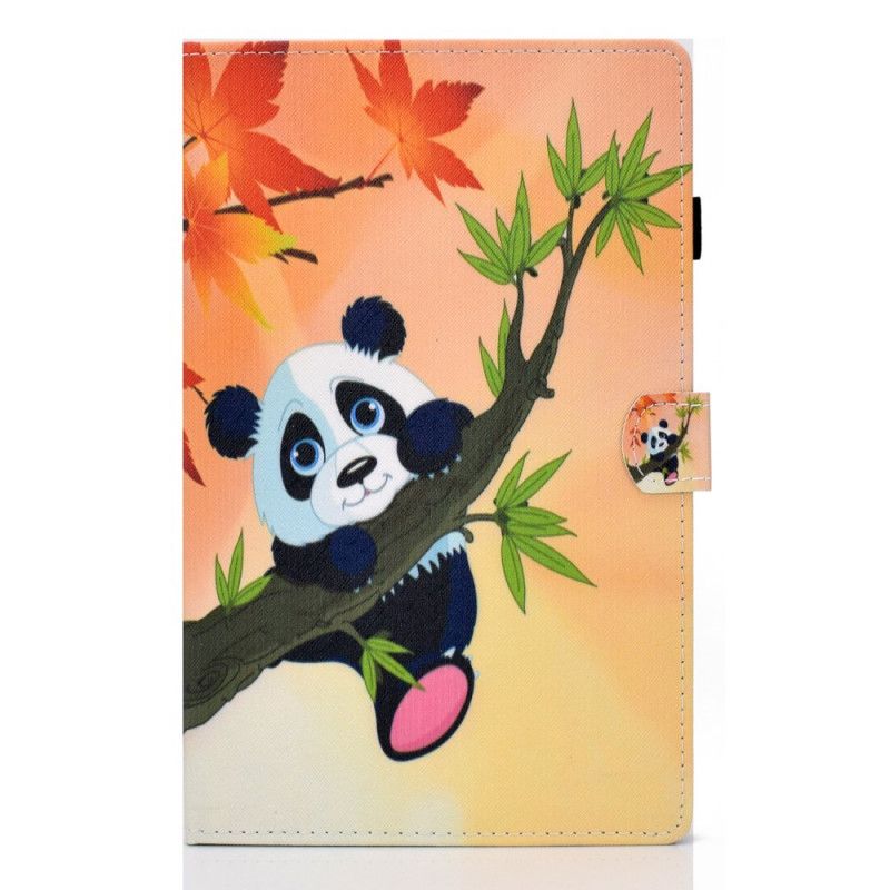 Læder Cover Samsung Galaxy Tab A8 Sød Panda