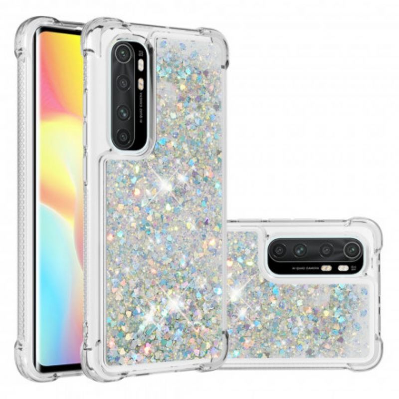 Cover Xiaomi Mi Note 10 Lite Ønsker Glitter