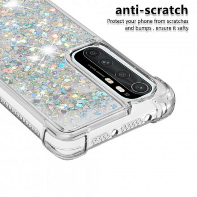 Cover Xiaomi Mi Note 10 Lite Ønsker Glitter