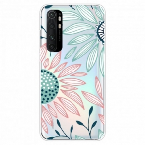 Cover Xiaomi Mi Note 10 Lite Ren Lyserød Blomst