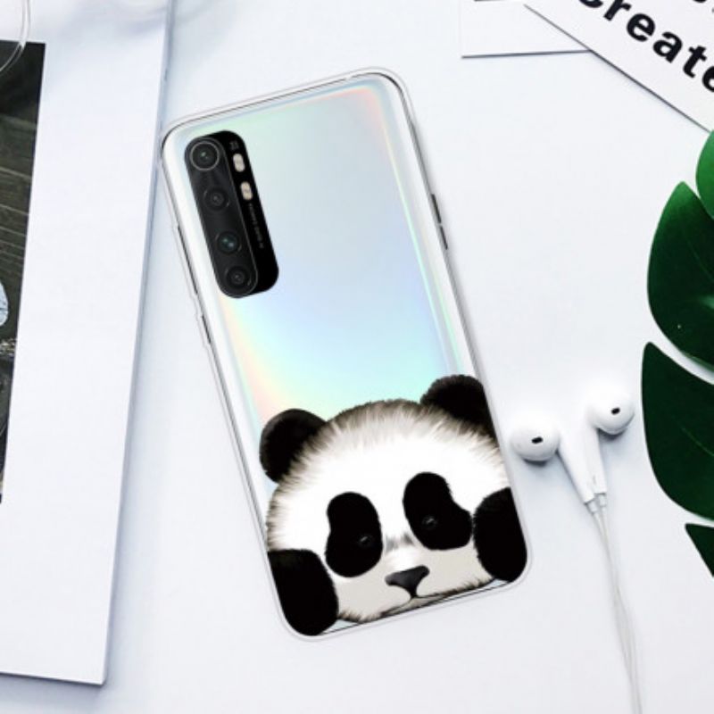 Cover Xiaomi Mi Note 10 Lite Transparent Panda