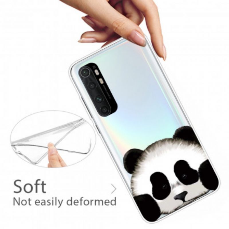 Cover Xiaomi Mi Note 10 Lite Transparent Panda