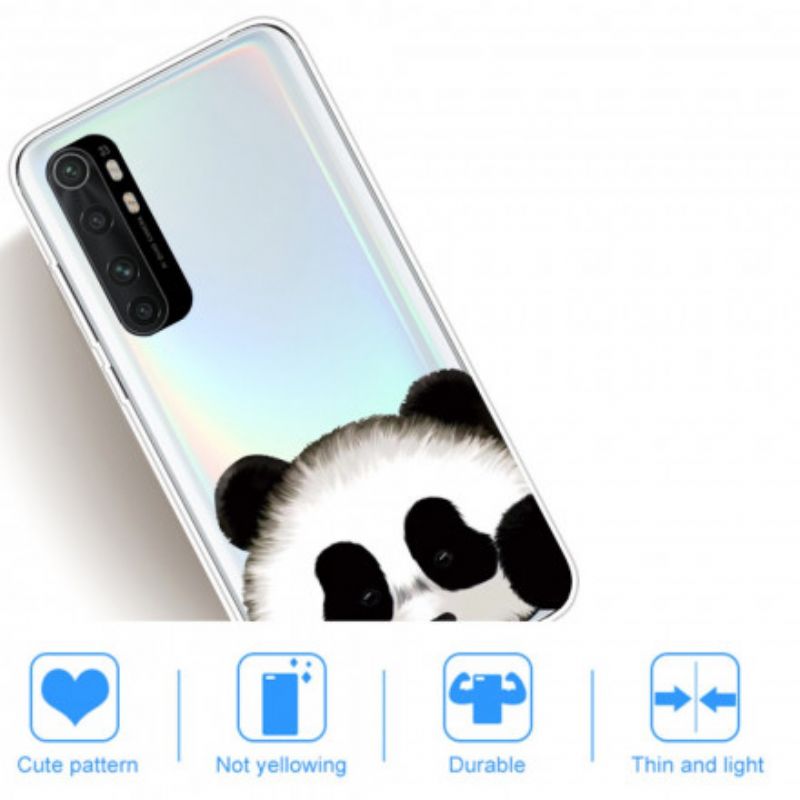 Cover Xiaomi Mi Note 10 Lite Transparent Panda