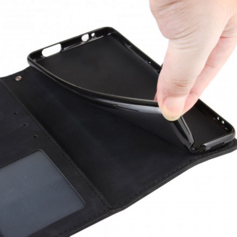 Flip Cover Xiaomi Mi Note 10 Lite Førsteklasses Multikort