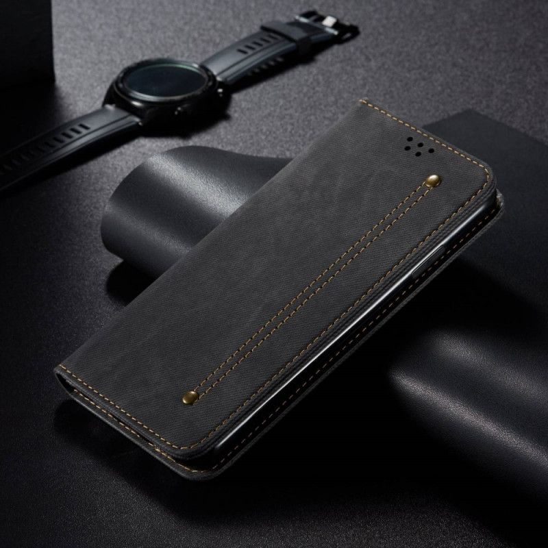 Cover OnePlus Nord 2T 5G Flip Cover Denimstof