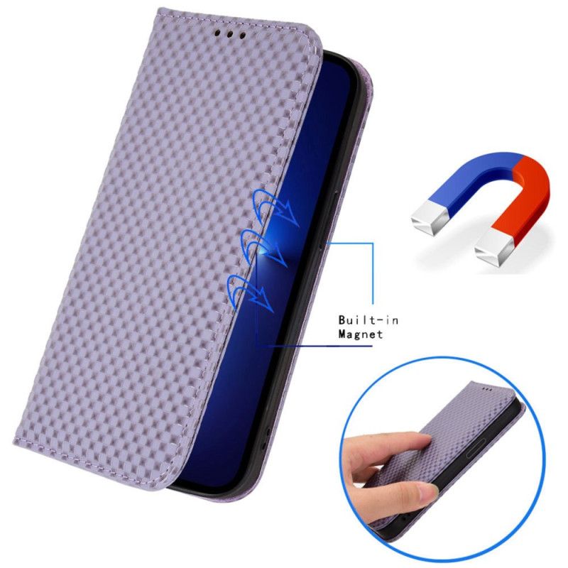 Cover OnePlus Nord 2T 5G Flip Cover Gitterstruktur