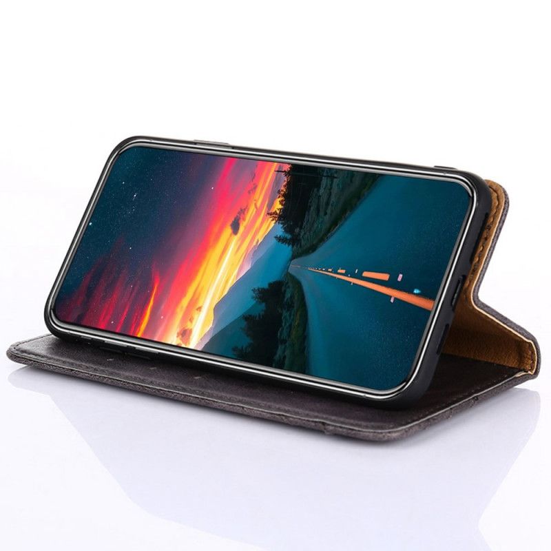 Cover OnePlus Nord 2T 5G Flip Cover Imiteret Læder Med Dekorativ Nitte