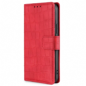 Flip Cover OnePlus Nord 2T 5G Krokodillehudstil