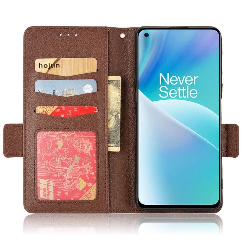 Flip Cover OnePlus Nord 2T 5G Lichi Tekstur