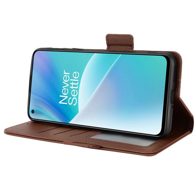 Flip Cover OnePlus Nord 2T 5G Lichi Tekstur