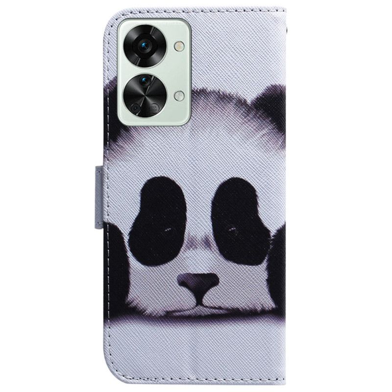 Flip Cover OnePlus Nord 2T 5G Med Snor Thong Panda