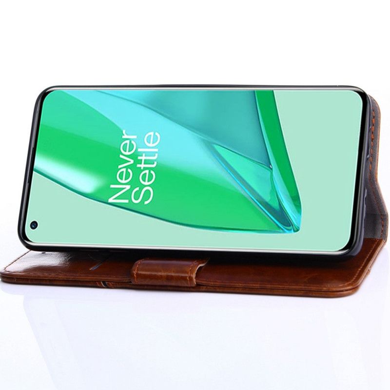 Flip Cover OnePlus Nord 2T 5G Opstigende Sømme