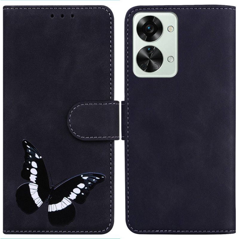 Flip Cover OnePlus Nord 2T 5G Sommerfuglemønster