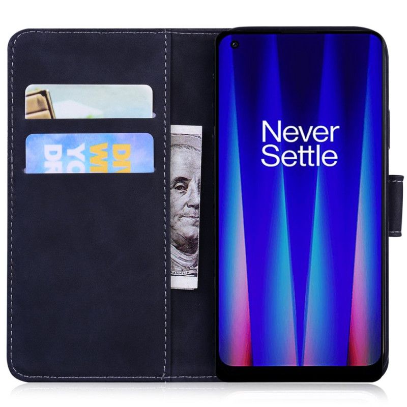 Flip Cover OnePlus Nord 2T 5G Tigermønster