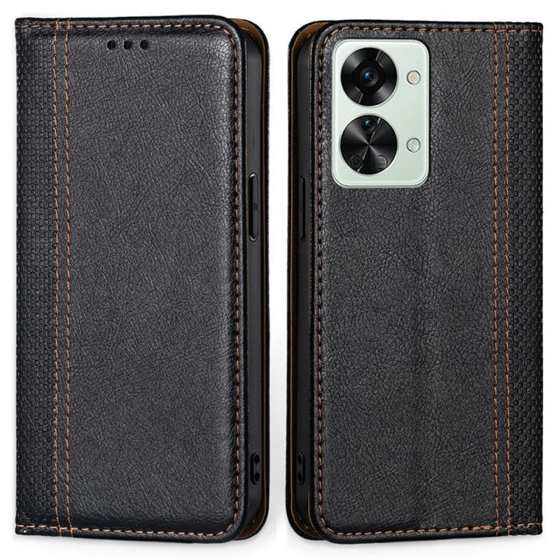 Læder Cover OnePlus Nord 2T 5G Vintage Stil