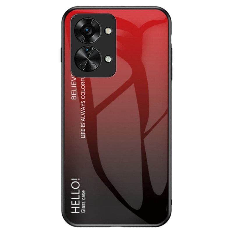 Mobilcover OnePlus Nord 2T 5G Hej Hærdet Glas