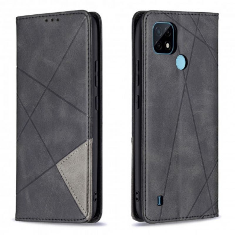 Cover Realme C21 Flip Cover Kunstnerstil