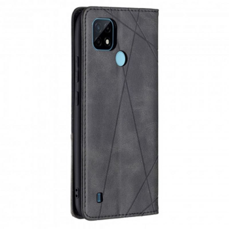 Cover Realme C21 Flip Cover Kunstnerstil