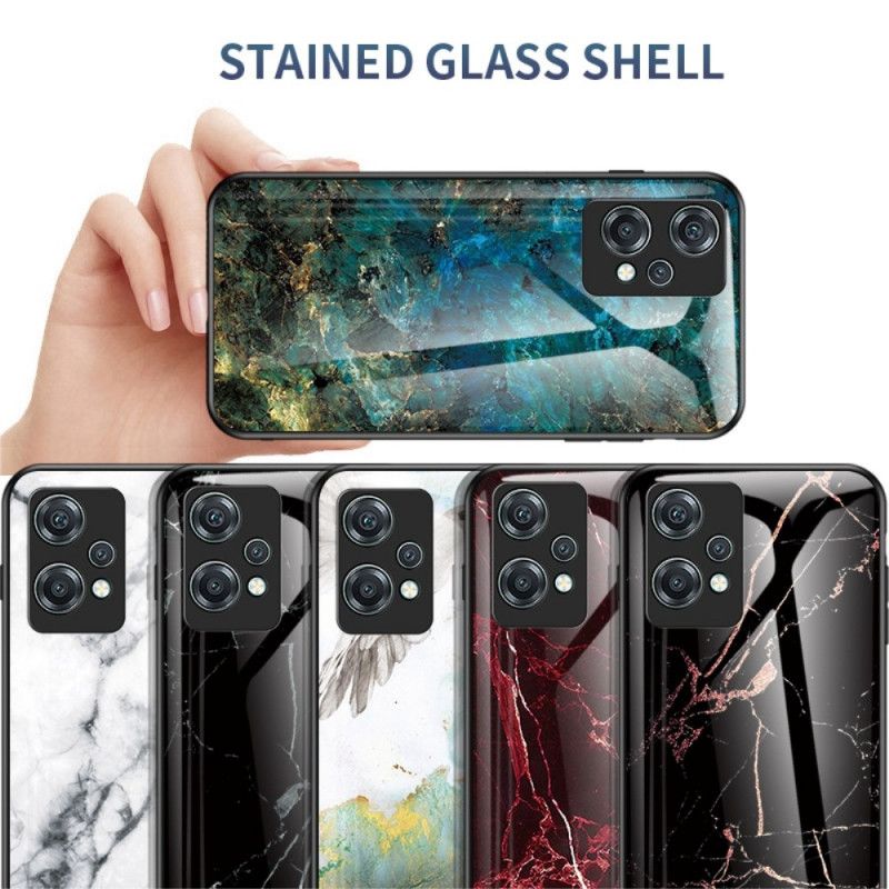 Cover OnePlus Nord CE 2 Lite 5G Marmor Hærdet Glas