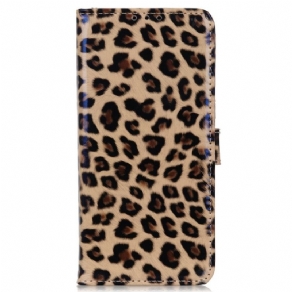 Flip Cover OnePlus Nord CE 2 Lite 5G Leopardhudeffekt