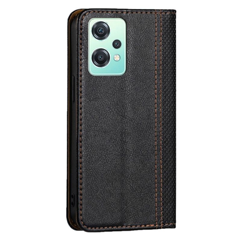 Flip Cover OnePlus Nord CE 2 Lite 5G Vintage Stil