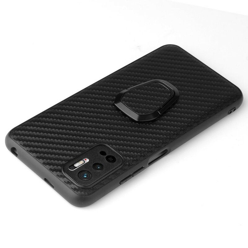 Cover Xiaomi Redmi Note 10 5G / Poco M3 Pro 5G Carbon Fiber Ring-support