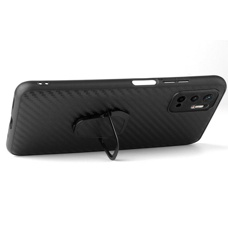 Cover Xiaomi Redmi Note 10 5G / Poco M3 Pro 5G Carbon Fiber Ring-support