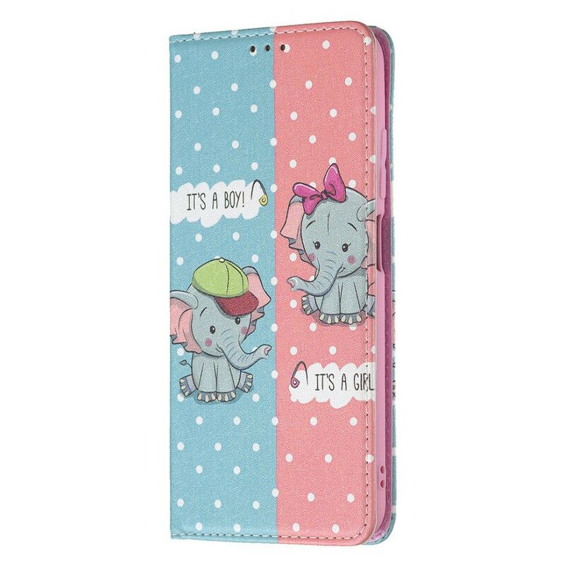 Cover Xiaomi Redmi Note 10 5G / Poco M3 Pro 5G Flip Cover Babyelefanter