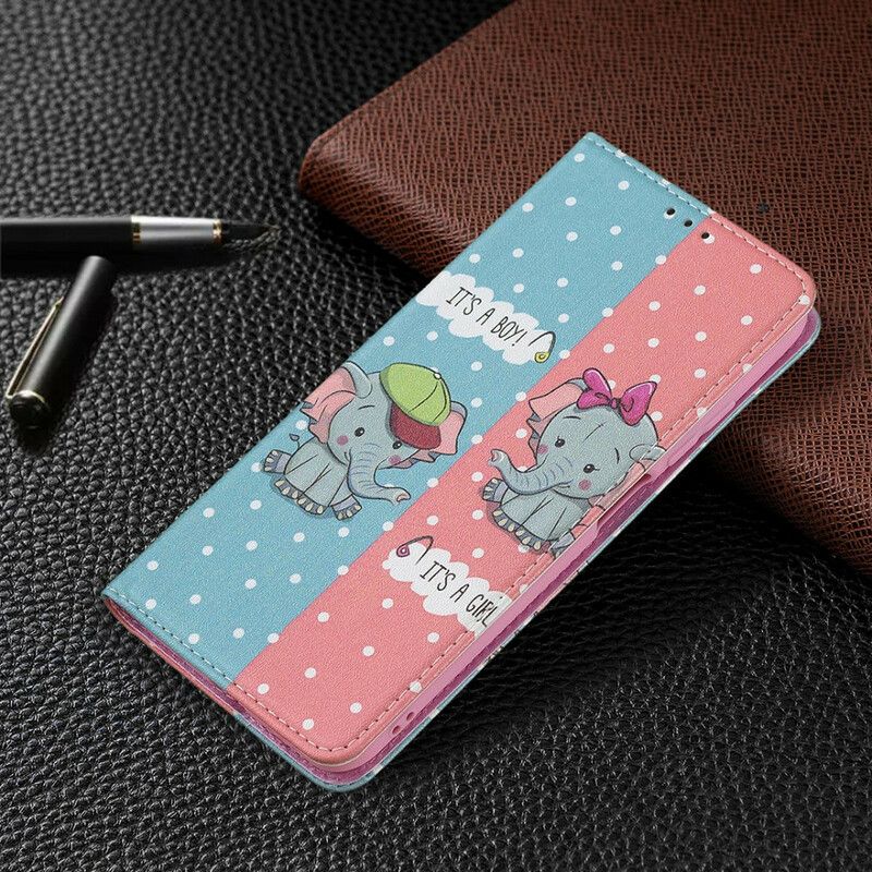 Cover Xiaomi Redmi Note 10 5G / Poco M3 Pro 5G Flip Cover Babyelefanter