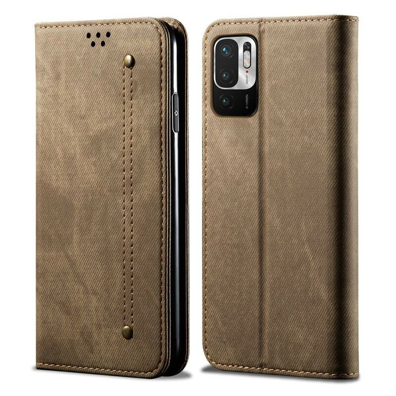 Cover Xiaomi Redmi Note 10 5G / Poco M3 Pro 5G Flip Cover Denimstof