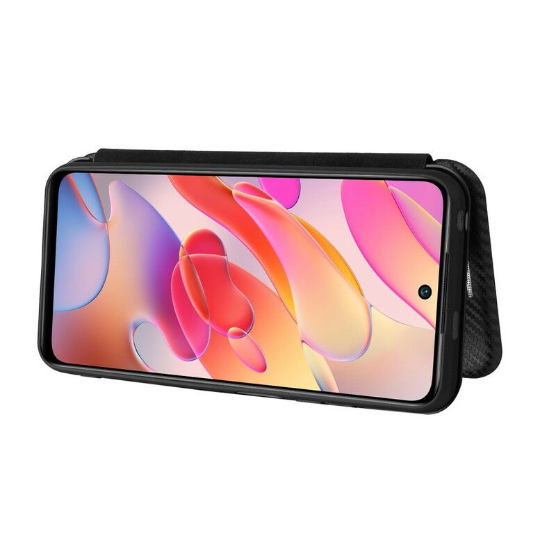 Cover Xiaomi Redmi Note 10 5G / Poco M3 Pro 5G Flip Cover Farvet Kulfiber