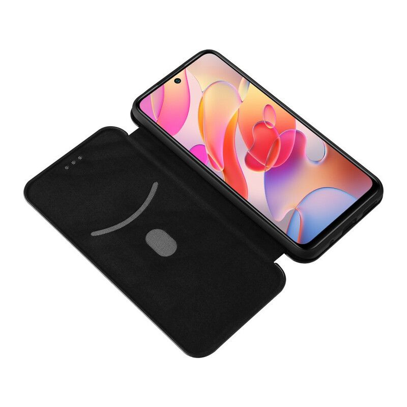 Cover Xiaomi Redmi Note 10 5G / Poco M3 Pro 5G Flip Cover Farvet Kulfiber