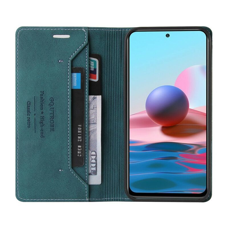 Cover Xiaomi Redmi Note 10 5G / Poco M3 Pro 5G Flip Cover Imiteret Læder Gq.utrobe