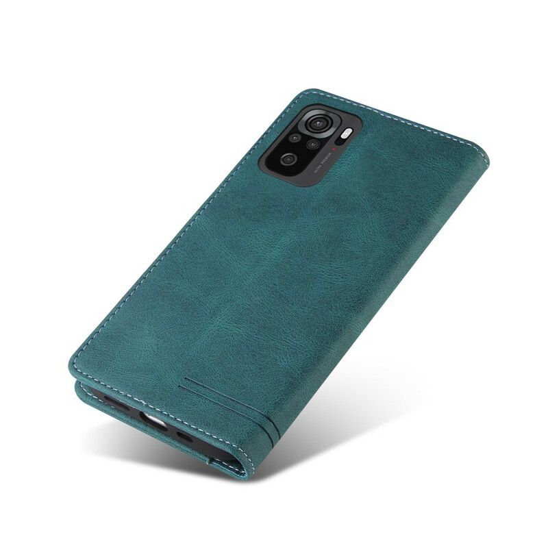 Cover Xiaomi Redmi Note 10 5G / Poco M3 Pro 5G Flip Cover Imiteret Læder Gq.utrobe