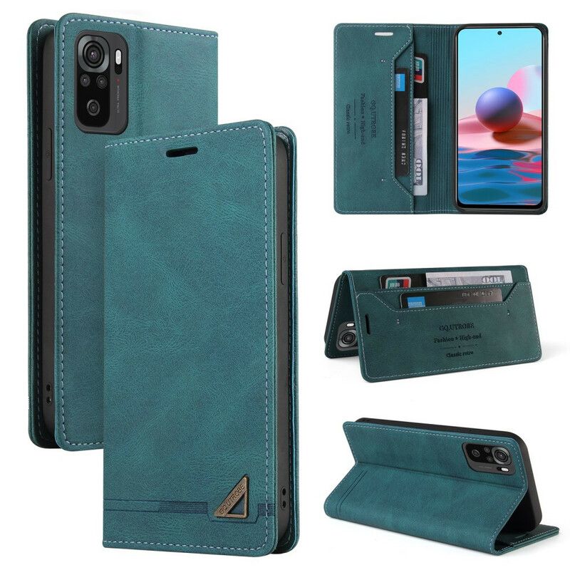 Cover Xiaomi Redmi Note 10 5G / Poco M3 Pro 5G Flip Cover Imiteret Læder Gq.utrobe