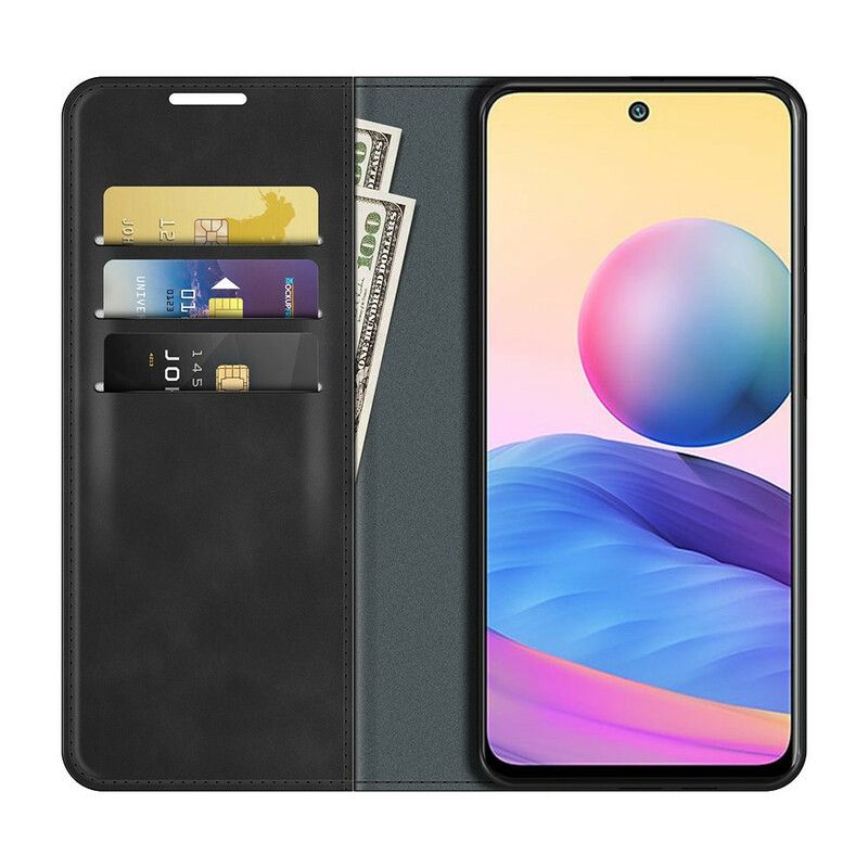 Cover Xiaomi Redmi Note 10 5G / Poco M3 Pro 5G Flip Cover Silkeagtig Berøring