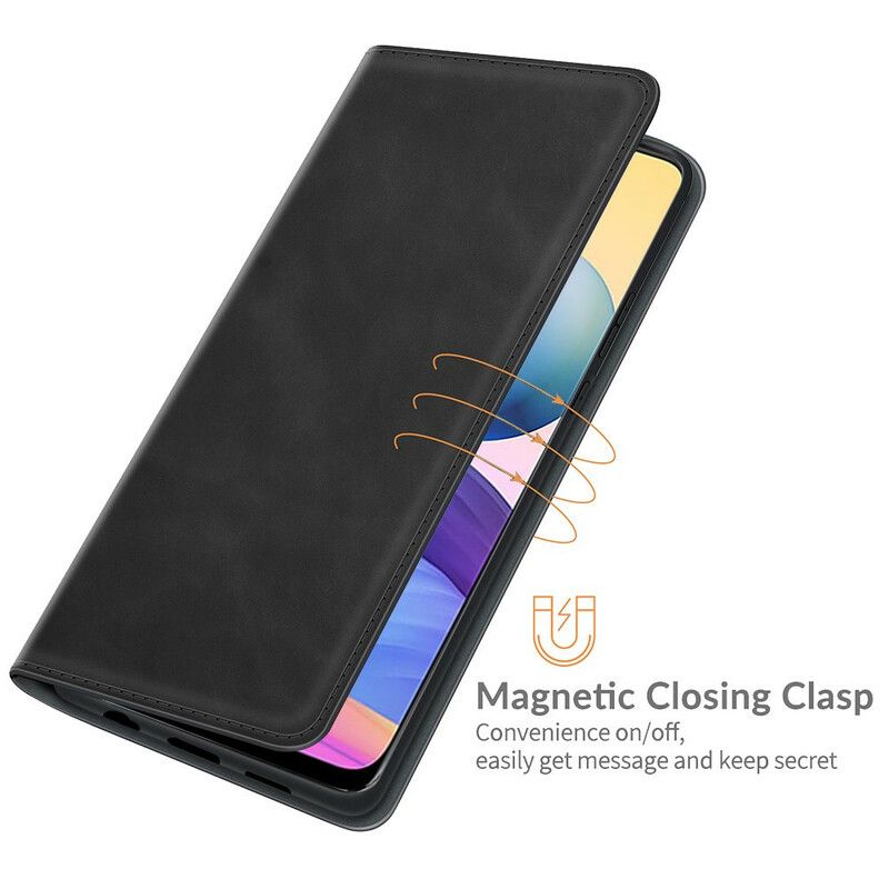 Cover Xiaomi Redmi Note 10 5G / Poco M3 Pro 5G Flip Cover Silkeagtig Berøring