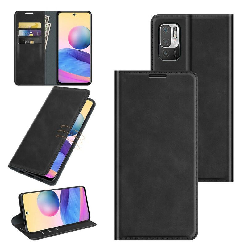 Cover Xiaomi Redmi Note 10 5G / Poco M3 Pro 5G Flip Cover Silkeagtig Berøring