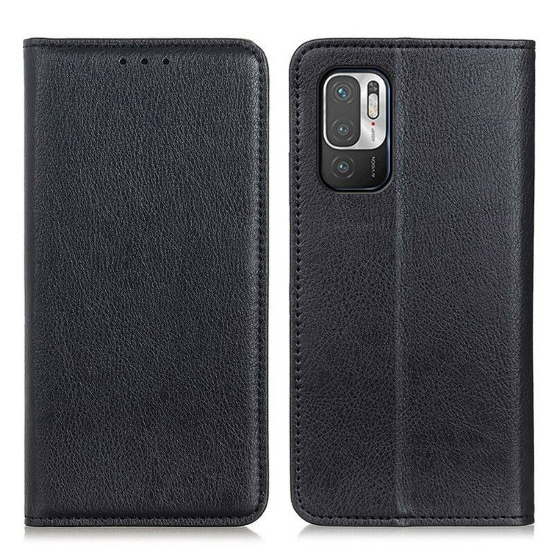 Cover Xiaomi Redmi Note 10 5G / Poco M3 Pro 5G Flip Cover Tekstureret Litchi Split Læder