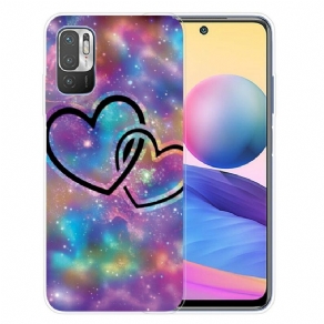 Cover Xiaomi Redmi Note 10 5G / Poco M3 Pro 5G Kædte Hjerter