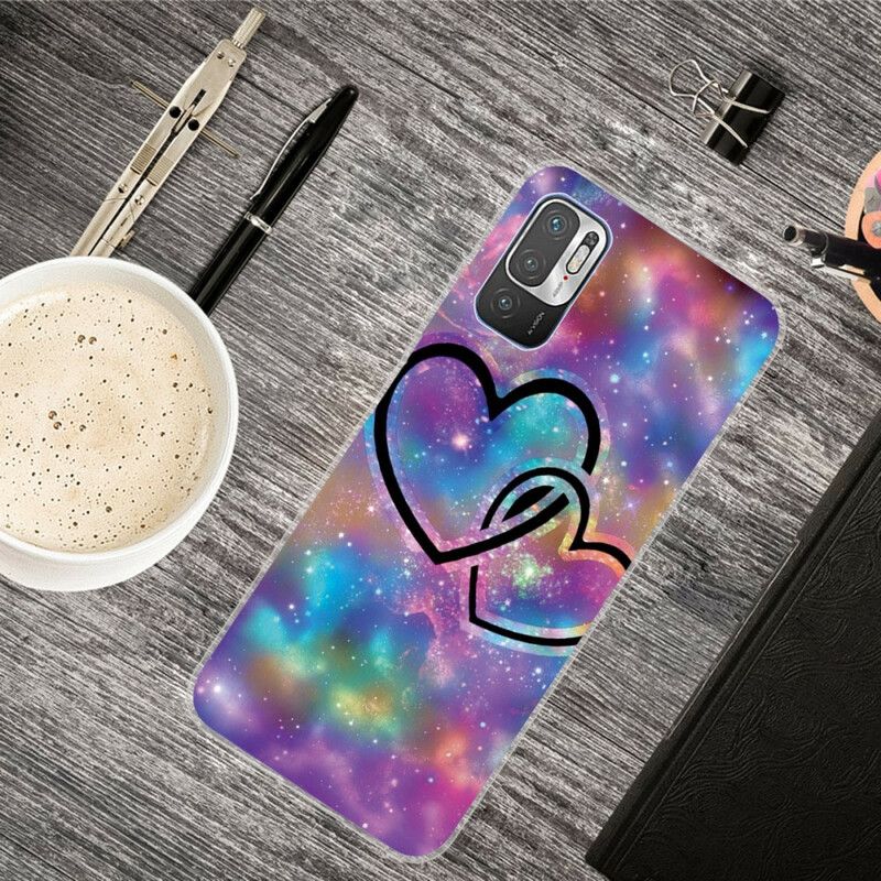 Cover Xiaomi Redmi Note 10 5G / Poco M3 Pro 5G Kædte Hjerter