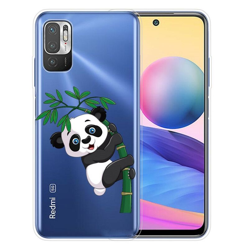 Cover Xiaomi Redmi Note 10 5G / Poco M3 Pro 5G Panda På Bambus