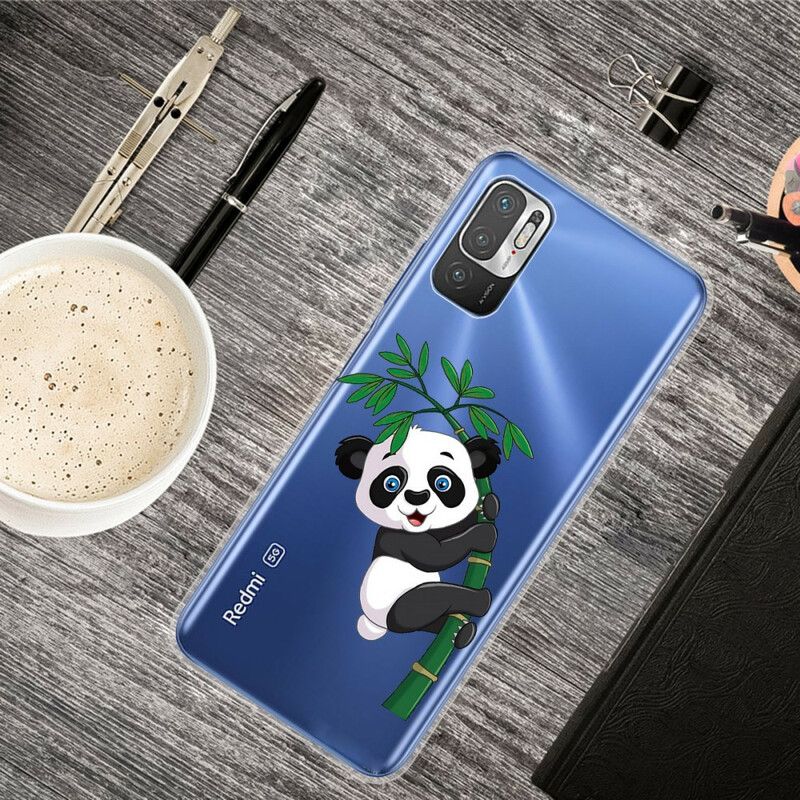 Cover Xiaomi Redmi Note 10 5G / Poco M3 Pro 5G Panda På Bambus