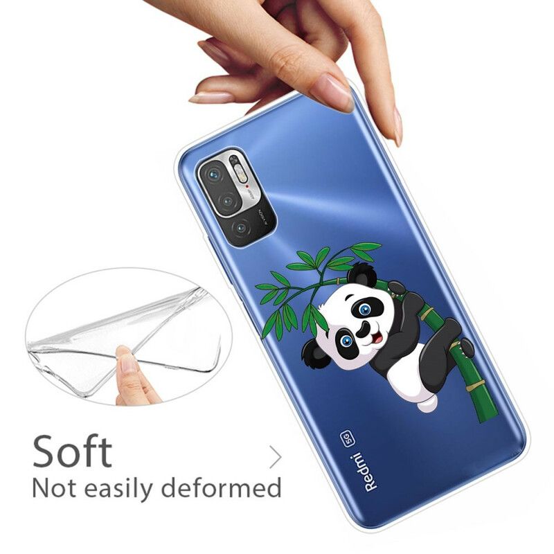 Cover Xiaomi Redmi Note 10 5G / Poco M3 Pro 5G Panda På Bambus