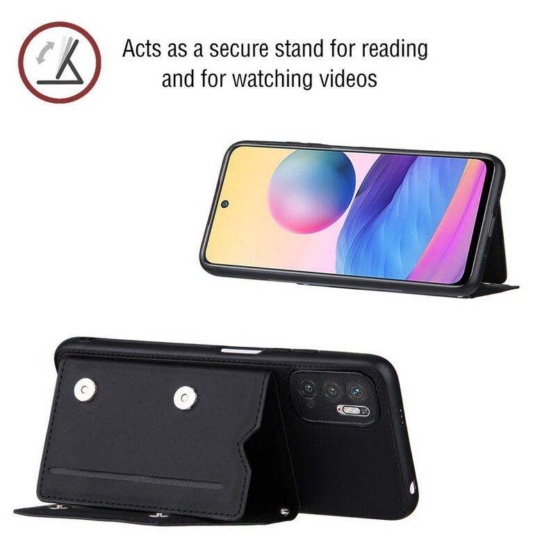 Cover Xiaomi Redmi Note 10 5G / Poco M3 Pro 5G Skulderrem Kortholder