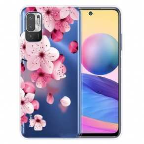 Cover Xiaomi Redmi Note 10 5G / Poco M3 Pro 5G Små Lyserøde Blomster