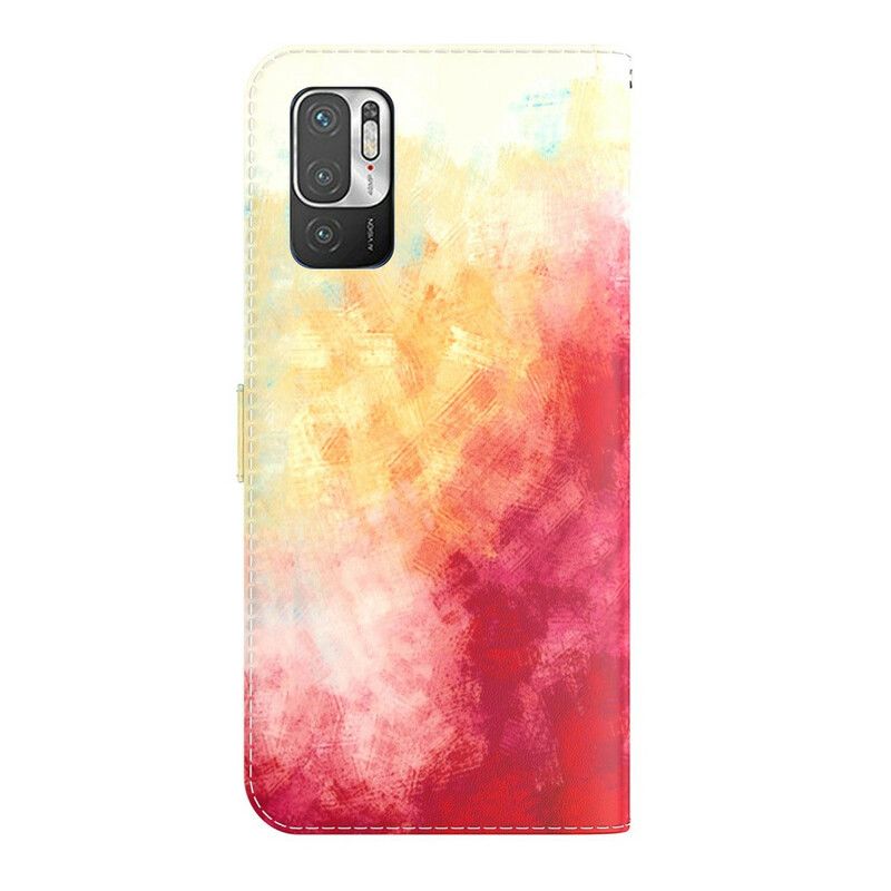 Flip Cover Xiaomi Redmi Note 10 5G / Poco M3 Pro 5G Akvarel